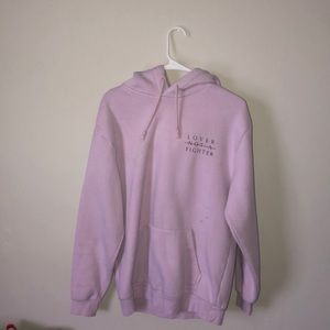 Lover not a fighter hoodie